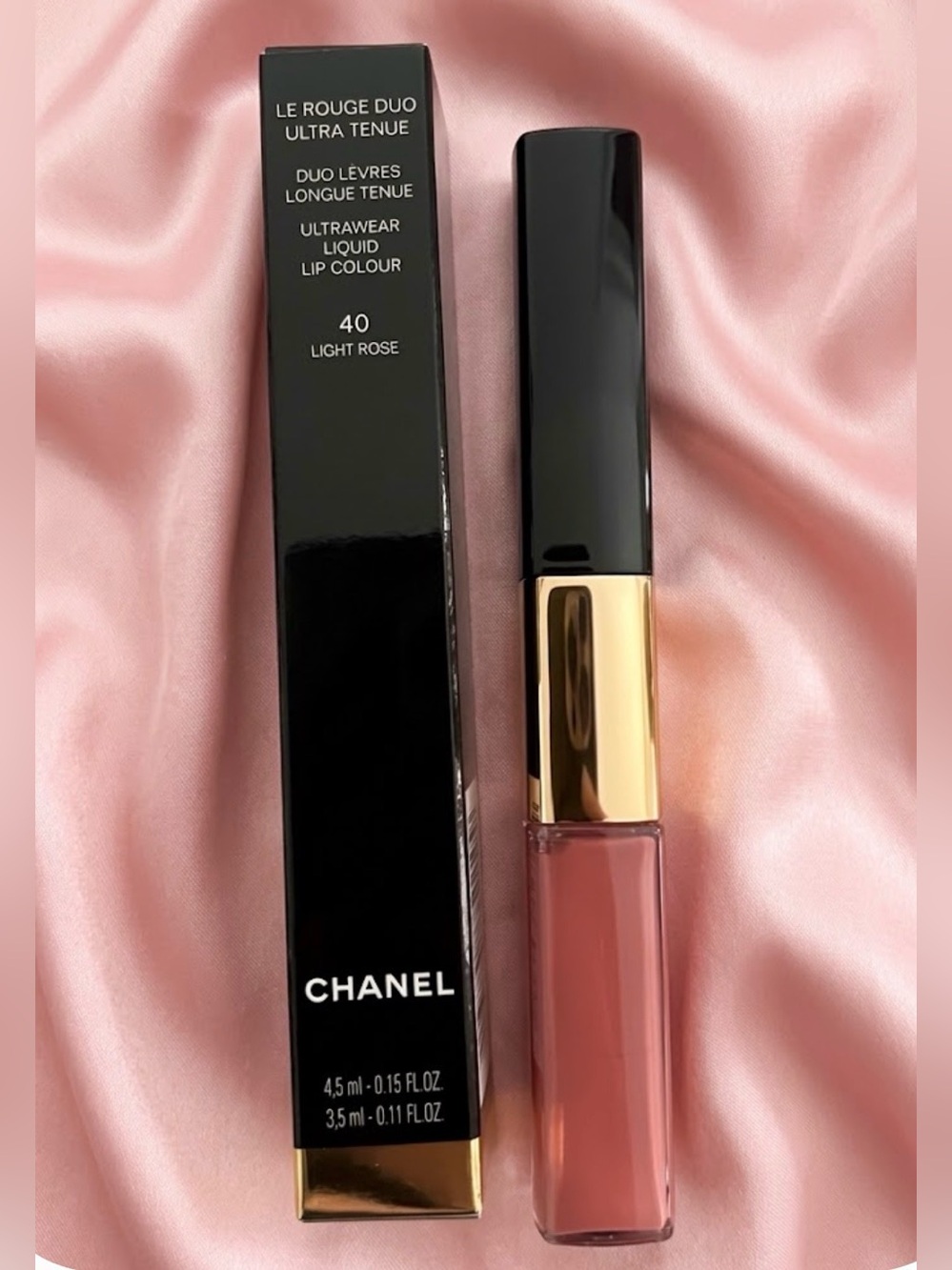 CHANEL Ultra Wear Liquid Lip Colour 40 Light Rose - Soft Rose Pink